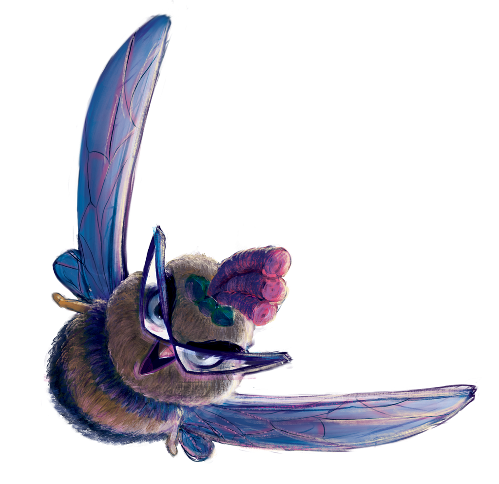 Chickbee Angry Close Up