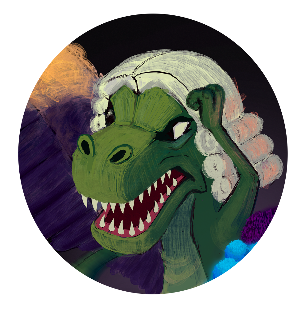 Pt-Rex Angry Face